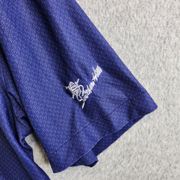 Peter Millar Shirt Mens L Martini Glasses Summer Comfort Golf Polo Performance - Picture 4 of 12